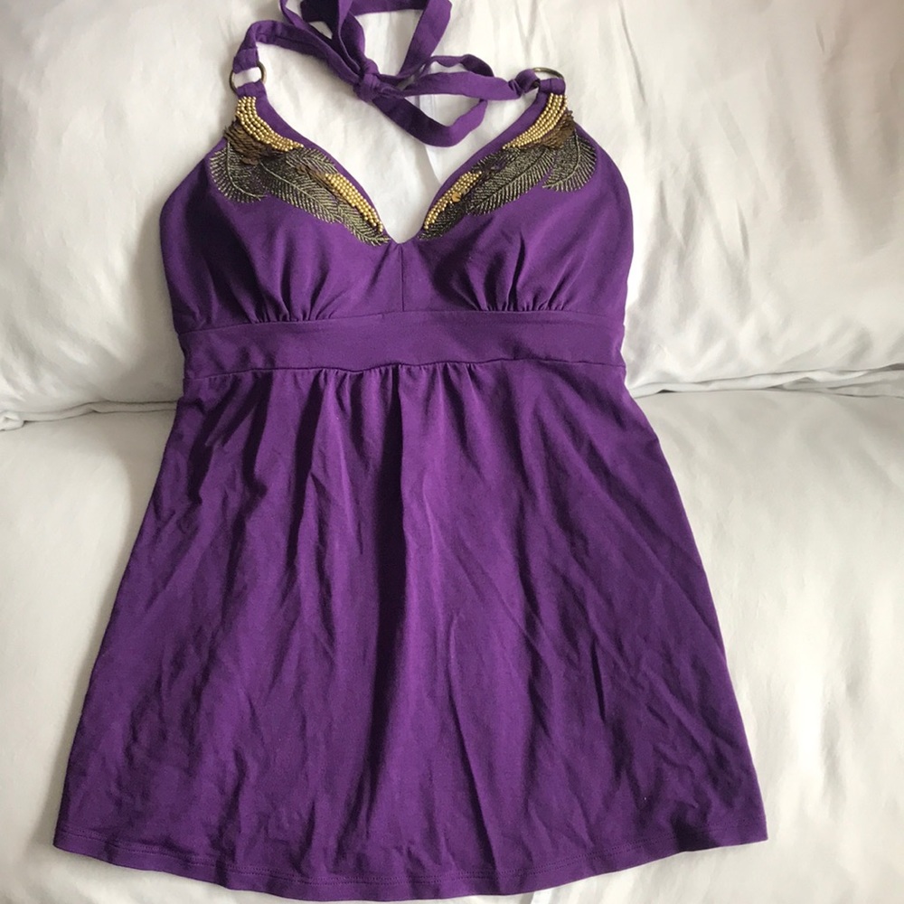 Victoria’s Secret Beaded Halter Top (XS)